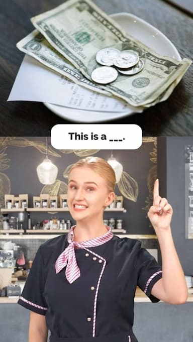 serving-and-payment-vocabulary