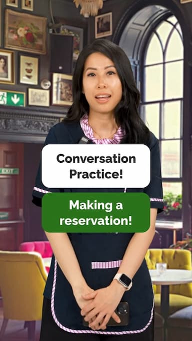 making-a-reservation-conversation