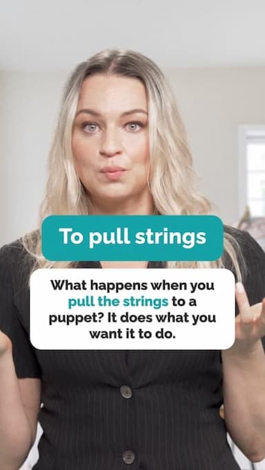to-pull-strings