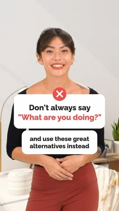 ways-to-say-what-are-you-doing