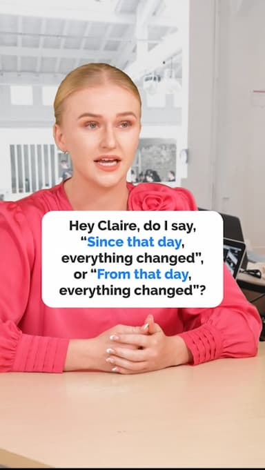 since-that-day-vs-from-that-day