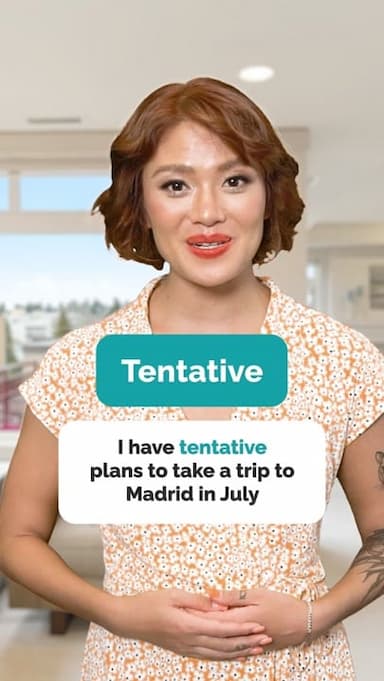 tentative